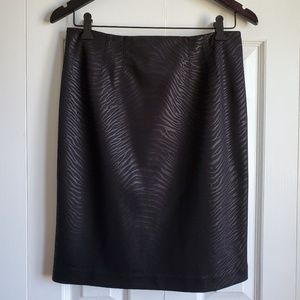 Tristan Black Pencil Skirt